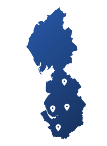 UK Map locations